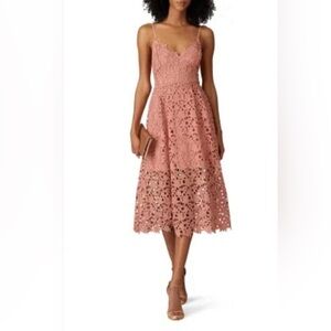ASTR The Label Lace Midi Dress Size XS